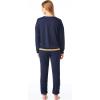 imageLucky Brand Womens Super Soft Hacci Long Sleeve and Pant Lounge SetBlue Iris