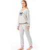imageLucky Brand Womens Super Soft Hacci Long Sleeve and Pant Lounge SetHeather Gray