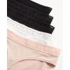 imageLucky Brand Womens Underwear  5 Pack Microfiber Bikini PantiesNaturaleBlackGardeniaBlackBlack