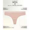 imageLucky Brand Womens Underwear  5 Pack Stretch Thong PantiesNaturalBlackGardeniaBlackBlack