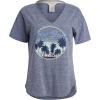 imageLucky Brand womens Drapy Graphic Tee Tshirt and Short Pajama SetMoonlight