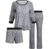 imageLucky Brand Womens Pajama Set 3PieceDiamond Snake Geo