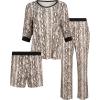 imageLucky Brand Womens Pajama Set 3PieceSoft Snake
