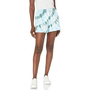 imageLucky Brand Womens Drawstring Waist Active ShortBlue Sage Tye Dye