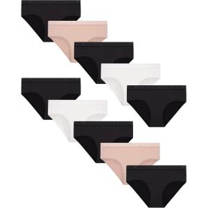 imageLucky Brand Womens Hipster Briefs 10PackNaturalGardeniaBlackBlackBlack