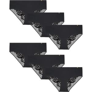 imageLucky Brand Womens Hipster Briefs 6PackBlackBlackBlack