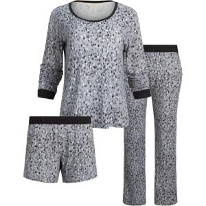 imageLucky Brand Womens Pajama Set 3PieceDiamond Snake Geo