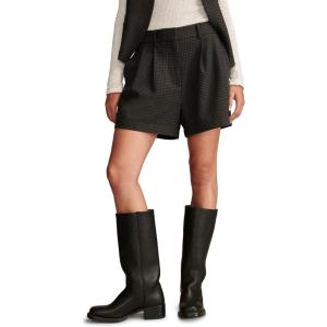 imageLucky Brand Womens Tailored Shorts with PleatsGrey Check