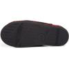 imageLucky Brand Boys Buffalo Plaid Memory Foam Clog Slippers Non Slip Rubber Sole House Shoes Kids Cozy Fluffy Bedroom ClogsRed
