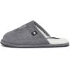 imageLucky Brand Boys MicroSuede Scuff Slippers Kids House Shoes with Plush LiningGrey