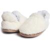 imageLucky Brand Toddler Girls Sherpa Bedroom Slippers Non Slip Aline House Shoes Little Kids Comfy Indoor Slipper Sizes 510Ivory