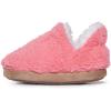 imageLucky Brand Toddler Girls Sherpa Bedroom Slippers Non Slip Aline House Shoes Little Kids Comfy Indoor Slipper Sizes 510Pink