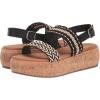 imageLucky Brand Womens Jadiel Braided Platform Sandal WedgeBlack Multi