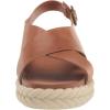 imageLucky Brand Womens Laythan Backstrap Platform Sandal WedgeLatte