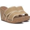 imageLucky Brand Womens Vickta Wedge SandalDark Natural Woven