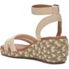 imageLucky Brand womens Naylicia Braided Wedge SandalWedge SandalVanilla