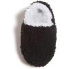 imageLucky Brand Toddler Boys Non Slip Sherpa ALine Home Slippers Kids Rubber Sole Indoor House Shoes Bedroom Slipper Size 510Black