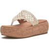 imageLucky Brand Womens Jaslene Platform Thong Sandal WedgeNatural