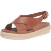 imageLucky Brand Womens Laythan Backstrap Platform Sandal WedgeLatte