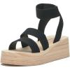 imageLucky Brand Womens Samella Platform Sandal WedgeBlack