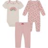 imageLucky Brand boys 3 Pieces Pant SetRoseOatmealHeather