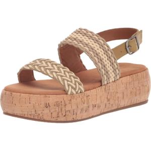imageLucky Brand Womens Jadiel Braided Platform Sandal WedgeFennel Seed