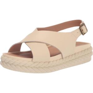 imageLucky Brand Womens Laythan Backstrap Platform Sandal WedgeVanilla