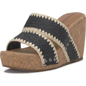 imageLucky Brand Womens Vickta Wedge SandalBlack Woven