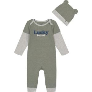 imageLucky Brand babyboys 2 Pieces Coverall SetShadowHeather