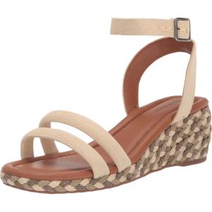 imageLucky Brand womens Naylicia Braided Wedge SandalWedge SandalVanilla