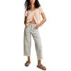 imageLucky Brand Womens Lucky Legend Crop Patch Pocket Wide LegGlaze Up Wash