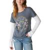 imageLucky Brand Womens Stars and Cosmos Classic Crew TeeBlack Iris