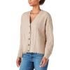 imageLucky Brand Womens Cable CardiganLight Camel