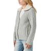 imageLucky Brand Womens Cable Collared CardiganLight Heather Grey