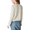 imageLucky Brand Womens Cable Stitch CardiganCream