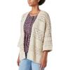 imageLucky Brand Womens Crochet CardiganOyster Grey