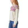 imageLucky Brand Womens Crochet Yoke PulloverPeyote