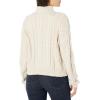 imageLucky Brand Womens HalfZip Cable SweaterCream