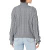 imageLucky Brand Womens HalfZip Cable SweaterMedium Heather Gray