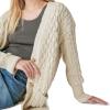 imageLucky Brand Womens Mixed Cable CardiganStraw Heather