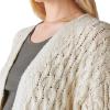 imageLucky Brand Womens Mixed Cable CardiganStraw Heather
