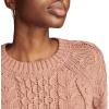 imageLucky Brand Womens Mixed Cable Crew Sweater PulloverBurlwood