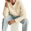 imageLucky Brand Womens Mixed Cable Crew Sweater PulloverTofu