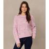 imageLucky Brand Womens Open Stitch Pullover SweaterLilas