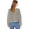 imageLucky Brand Womens Pointelle Stripe SweaterBlack Peyote Stripe