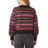 imageLucky Brand Womens Spacedye Crew SweaterBlack Multi