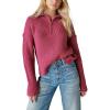 imageLucky Brand Womens Half Zip Pullover SweaterBoysenberry