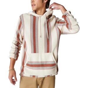 imageLucky Brand Mens Striped Baja SweaterNatural Multi