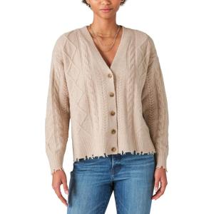 imageLucky Brand Womens Cable CardiganLight Camel