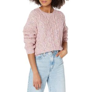 imageLucky Brand Womens Crew Neck Marled SweaterBridal Rose